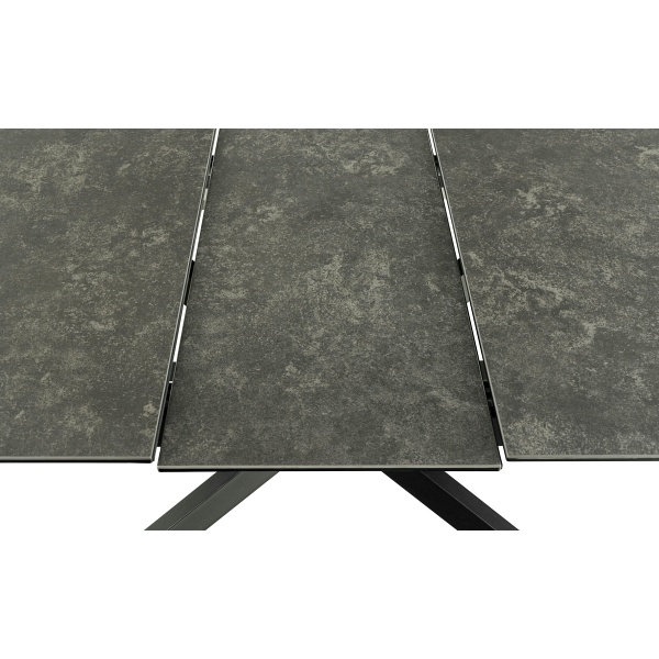 Stół Irwine 168/210cm czarny - ACTONA